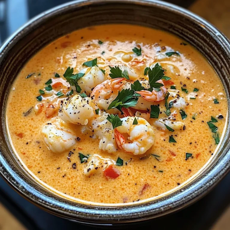 Creamy Crab and Shrimp Seafood Bisque