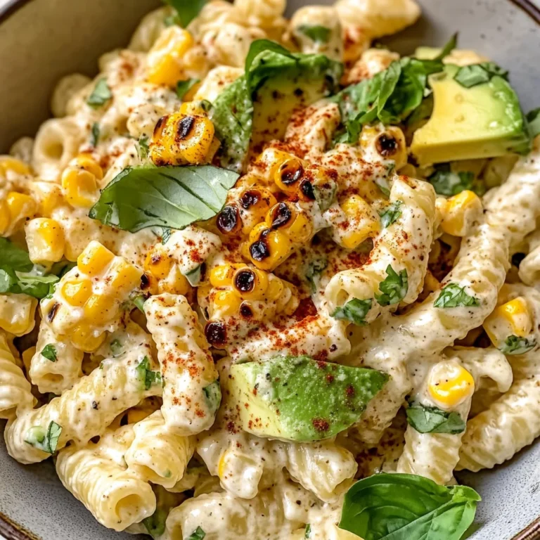 Creamy Street Corn Pasta Salad