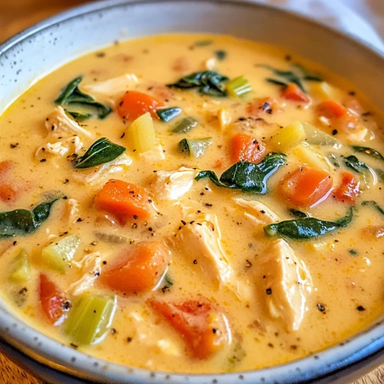 Creamy Tuscan Chicken Soup