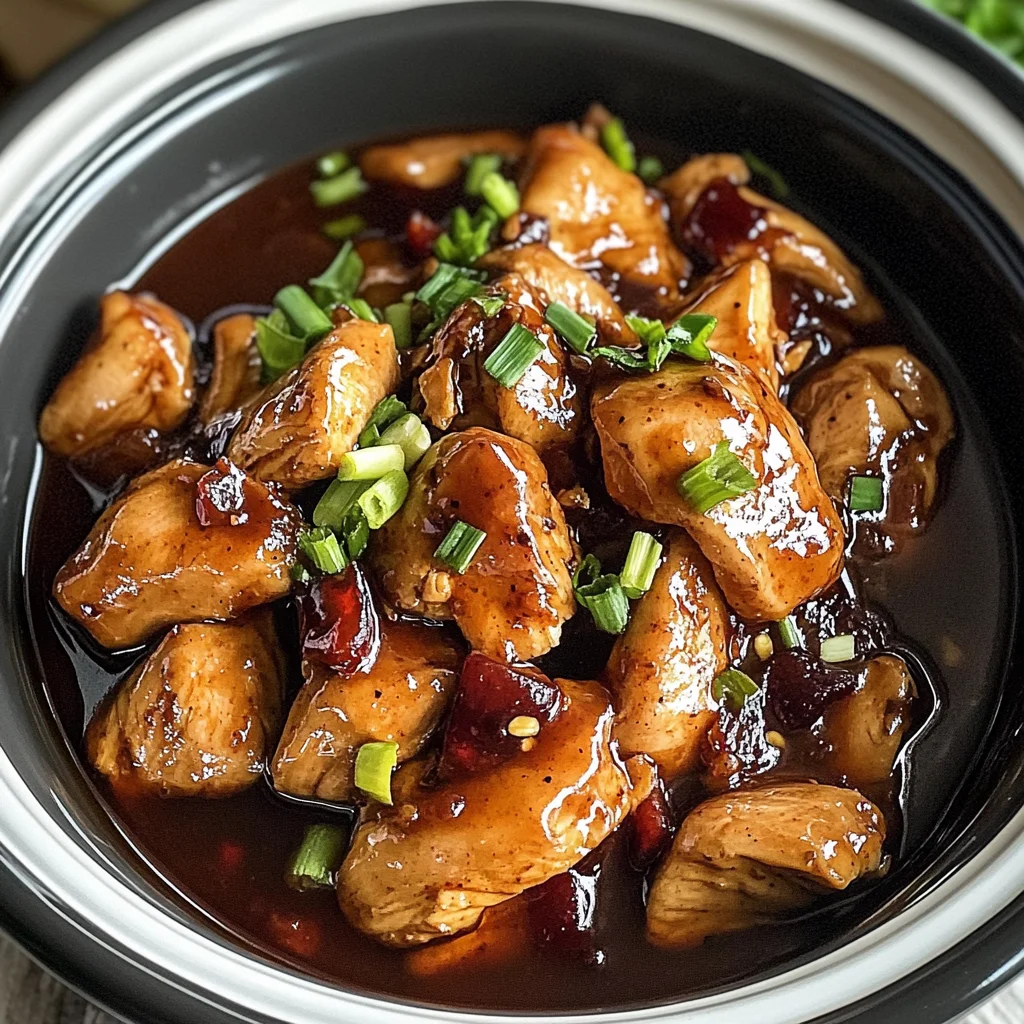 Crock Pot Bourbon Chicken Recipe is a must-try dish!