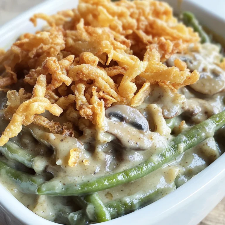 Crockpot Green Bean Casserole