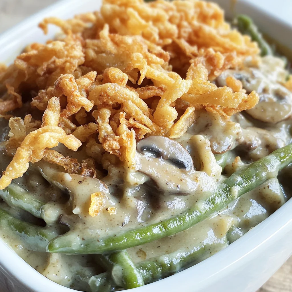 Crockpot Green Bean Casserole