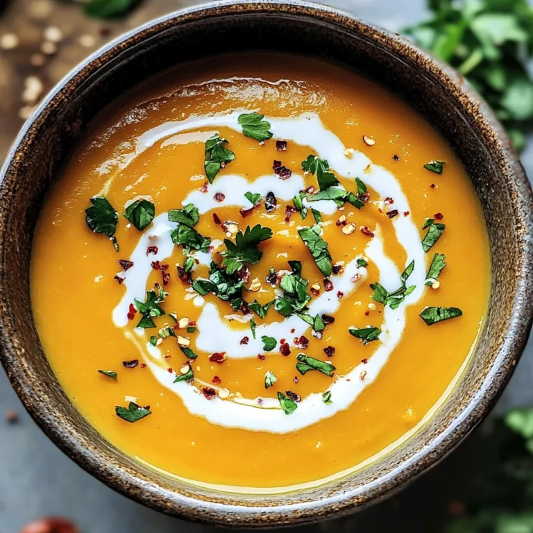 Easy Butternut Squash and Sweet Potato Soup