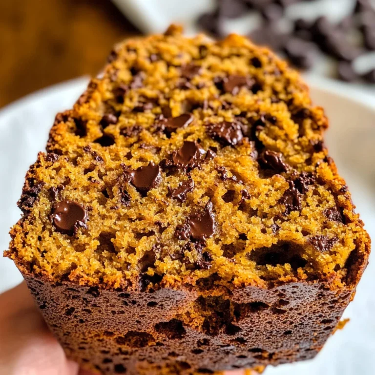 Pumpkin Chocolate Chip Bread