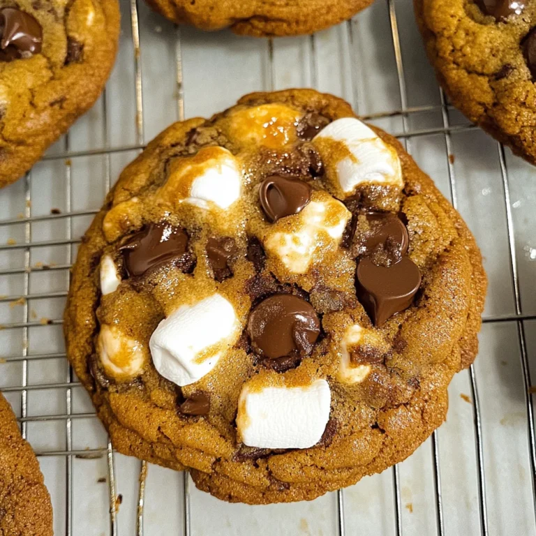 Pumpkin S'mores Cookies