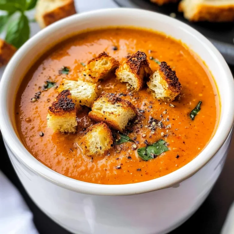 Roasted Tomato Basil Soup