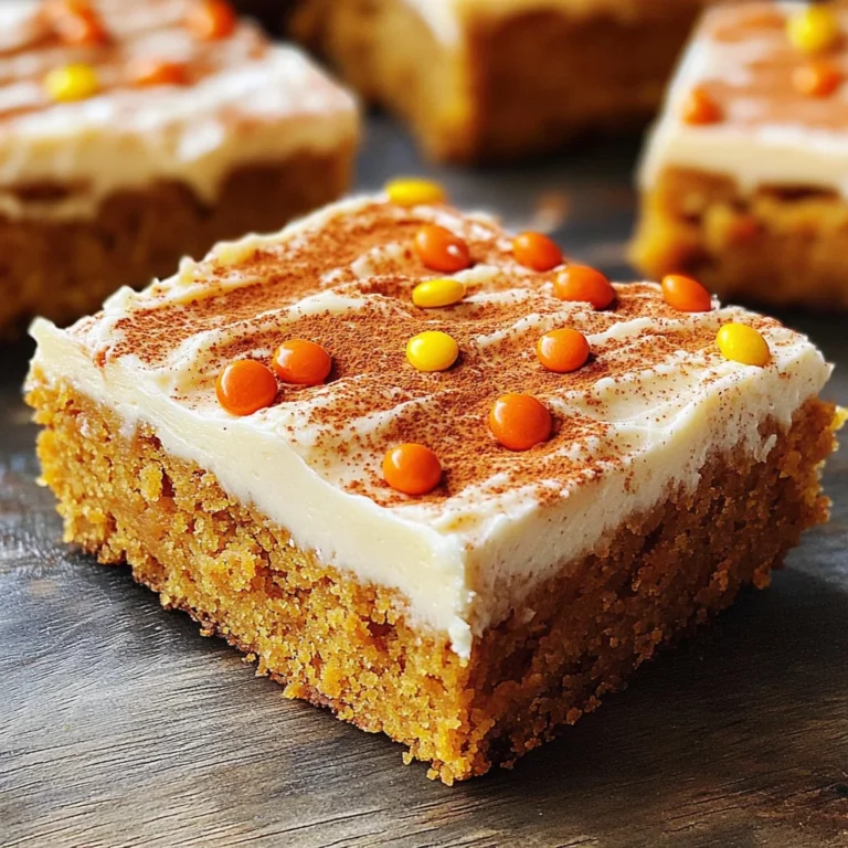 Sheet Pan Libby's Pumpkin Bars