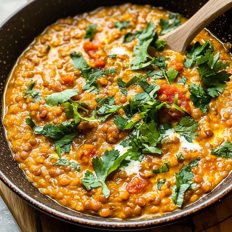Spicy Red Lentil Curry