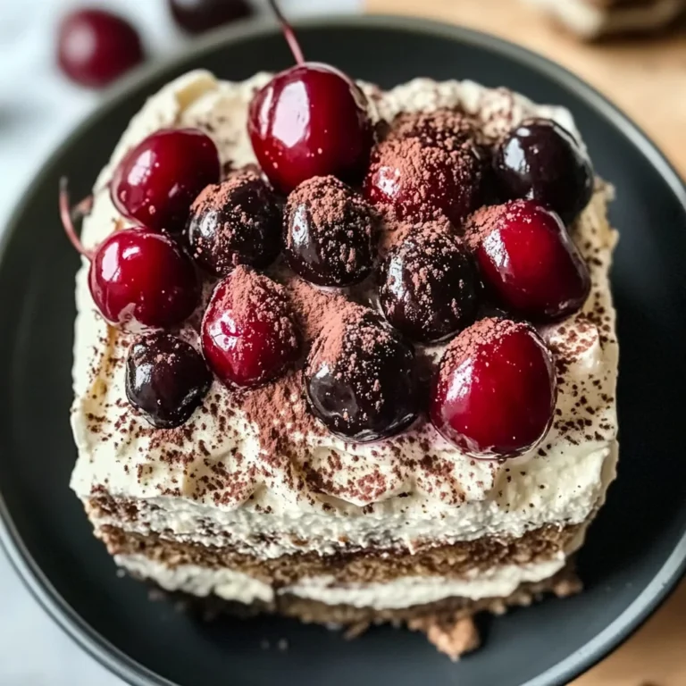 Cherry Amaretto Tiramisu
