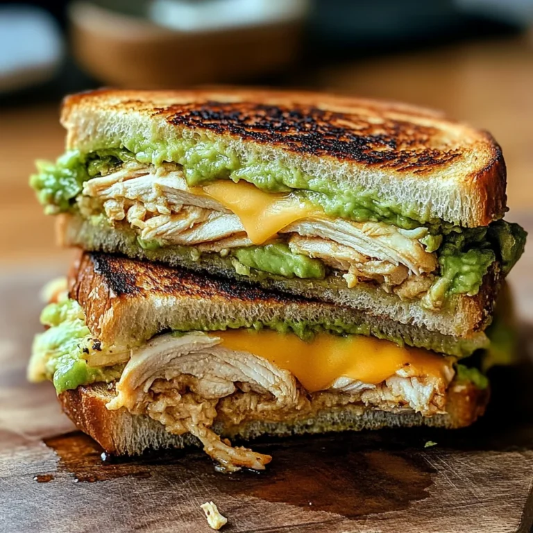 Chicken Avocado Melt Sandwich