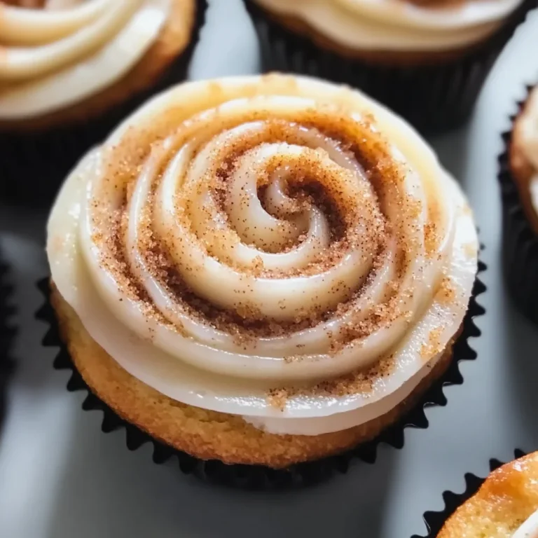 Cinnamon Roll Cupcakes