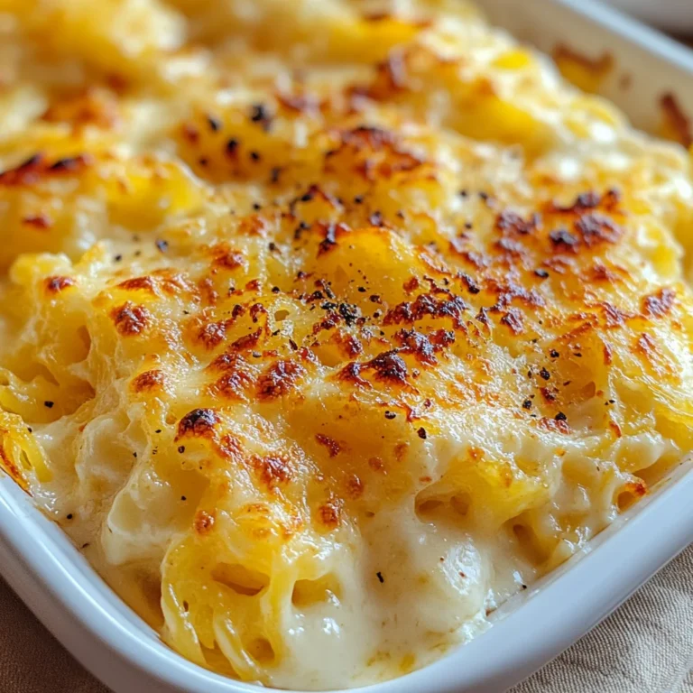Healthy Spaghetti Squash Au Gratin