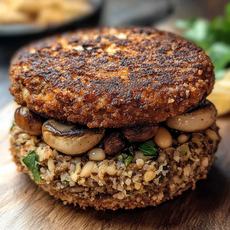 Mushroom Veggie Burgers