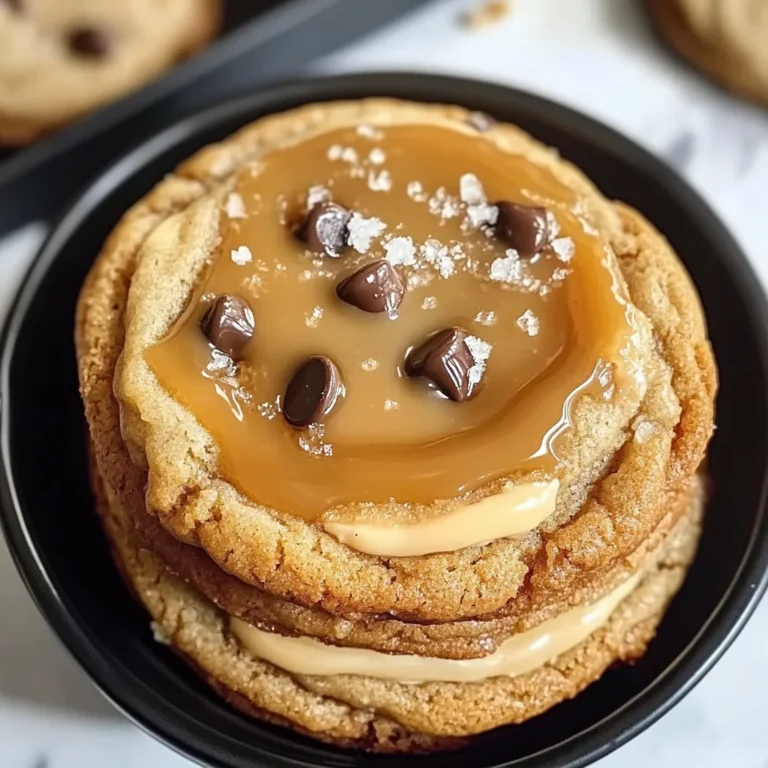 Salted Caramel Cheesecake Cookies