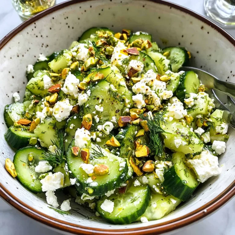 Smashed Cucumber Salad - With Feta and Dill