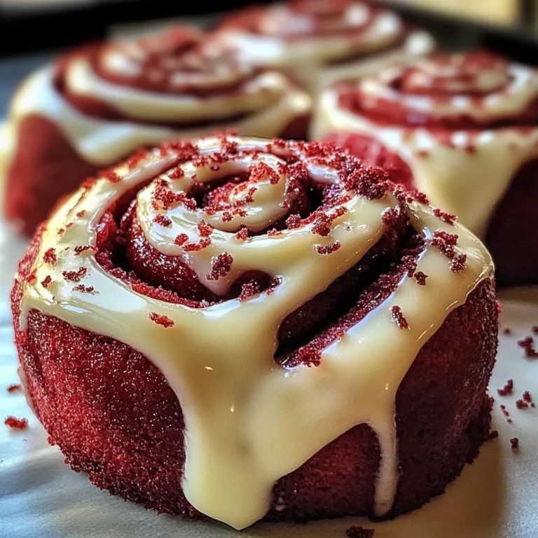 ed Velvet Cinnamon Rolls: A Decadent Twist on a Classic