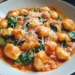 Creamy Tomato Spinach Gnocchi