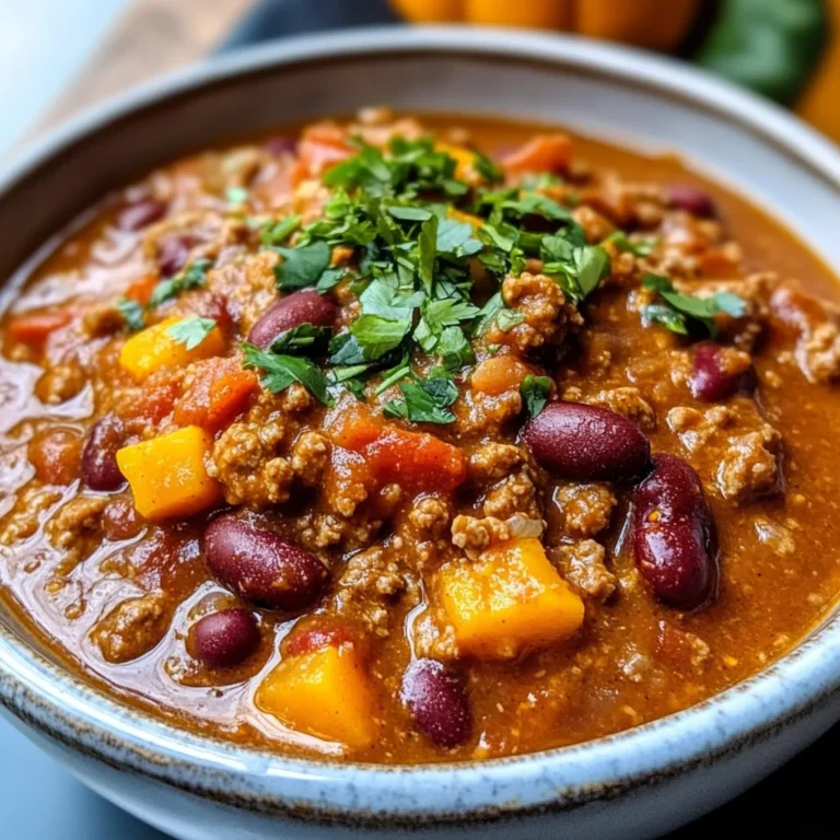 Crockpot Pumpkin Chili