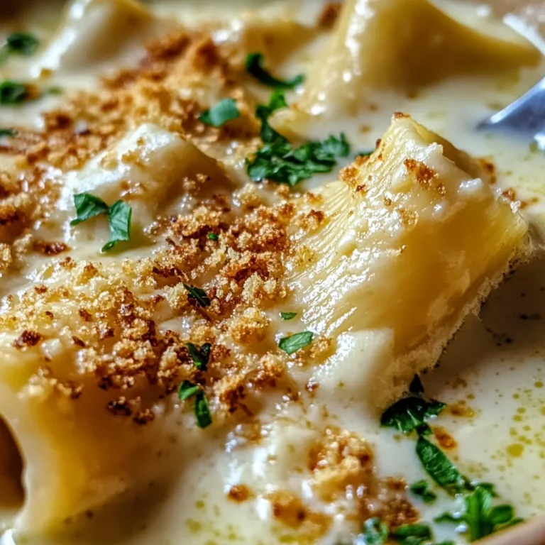 Decadent Creamy Alfredo Lasagna Soup