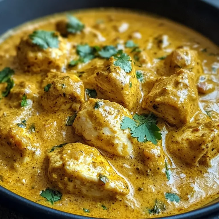 Easy Homemade Chicken Korma with Flatbread or Rice
