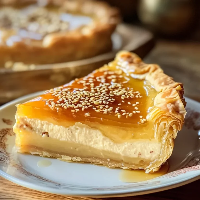 Golden Greek Honey Pie (Melopita)