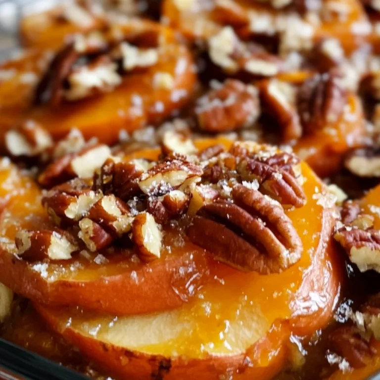 Honey Glazed Sweet Potato & Apple Casserole
