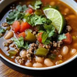 Pinto Beans Green Chile And Beef Soup