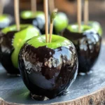 Poison Toffee Apples for Halloween