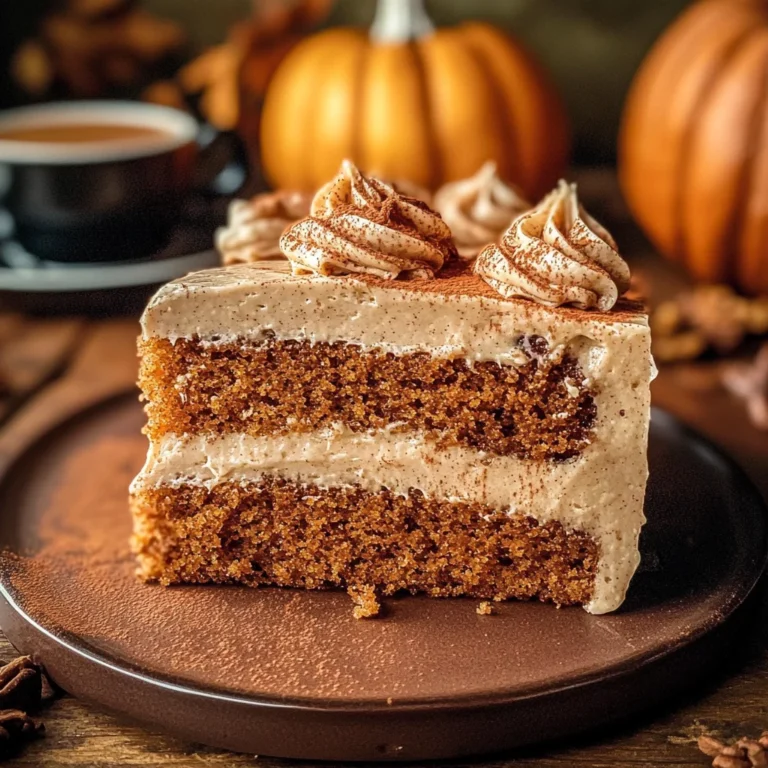Pumpkin Spice Latte Cake