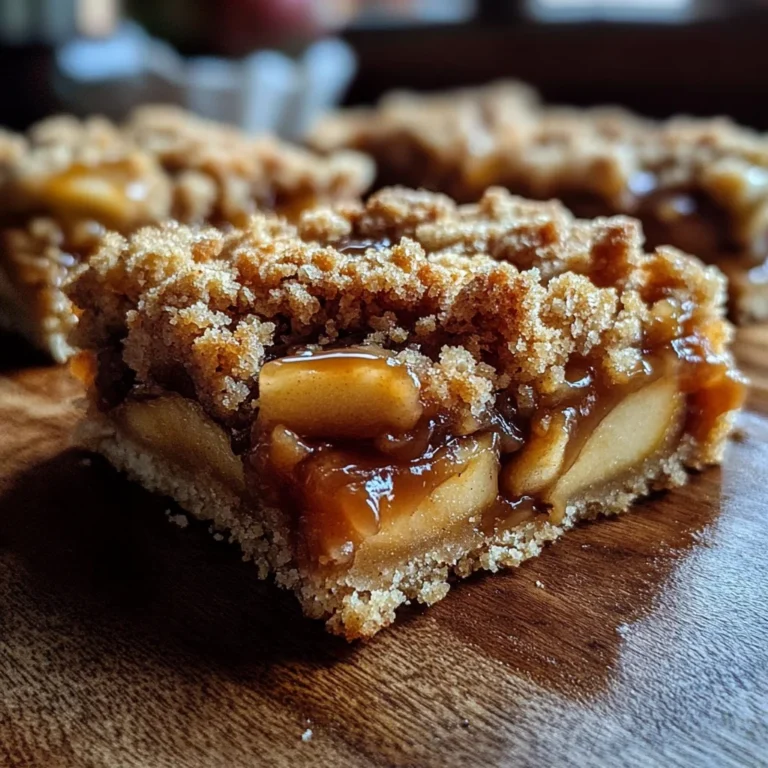 Salted Caramel Apple Crumble Bars Fall Treat: Get Addicted in 45 Min