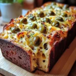 Savory Quick Bread With Cheese And Olives 🧀🍞