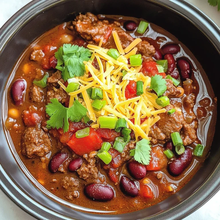 Slow Cooker Chili Con Carne