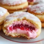 Soft Strawberry Cheesecake Cookies - Sweet & Creamy Bites