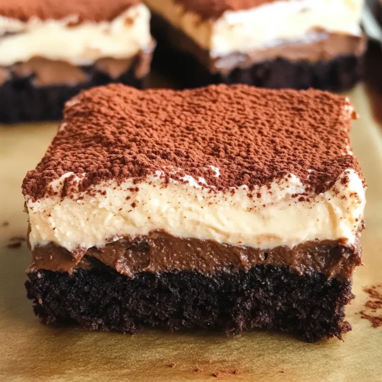 Tiramisu Brownies