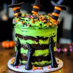 Witches Brew Halloween Cake Jars