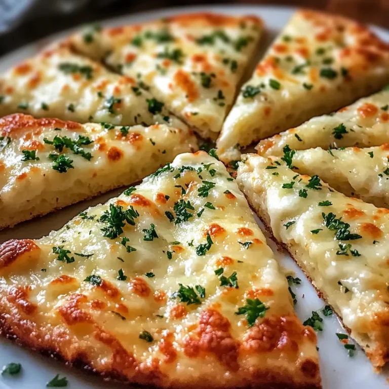 Air Fryer Cheesy Tortilla Garlic Bread