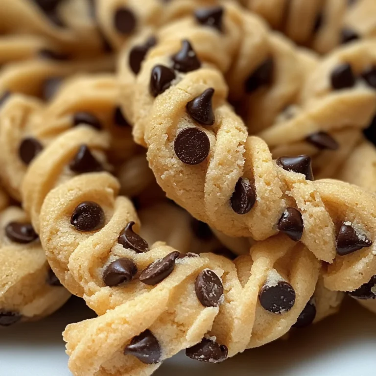 Chocolate Chip Cookie Dough Twists
