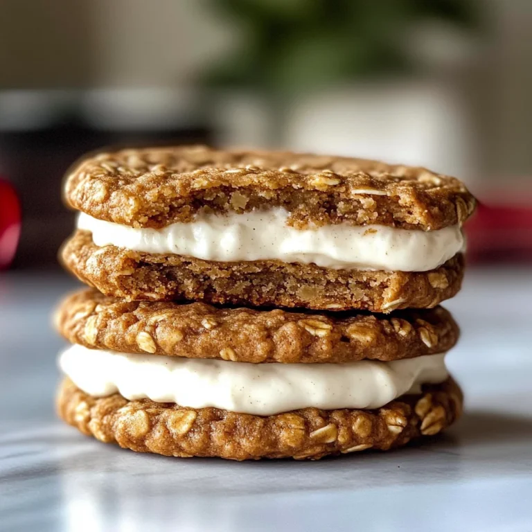 Gingerbread Oatmeal Cream Pies