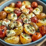 Healthy Baked Feta Potatoes : Easy Potatoes