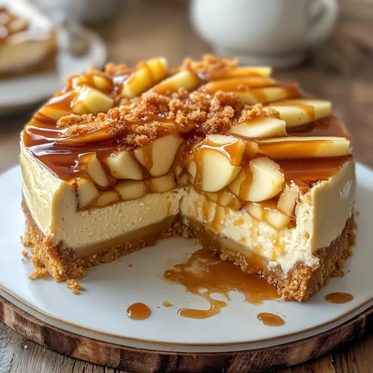 Salted Caramel Apple Pie Cheesecake