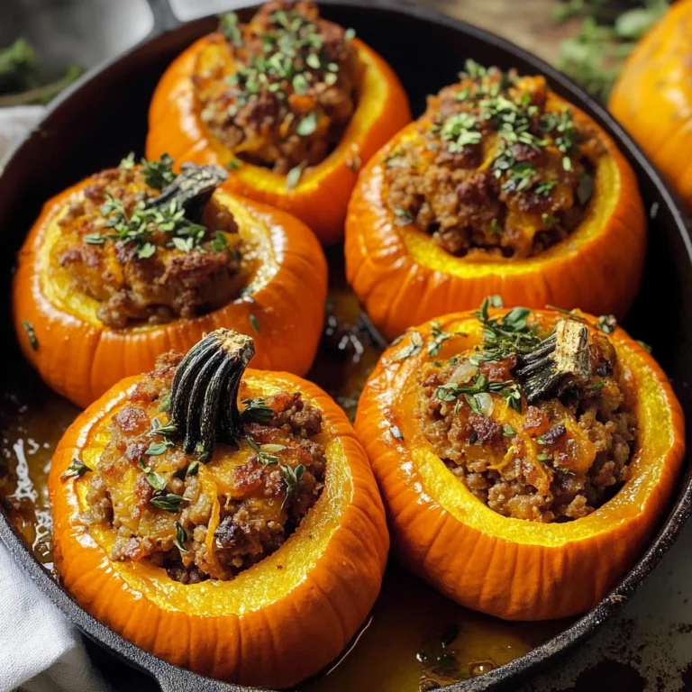 Stuffed Mini Pumpkins Recipe