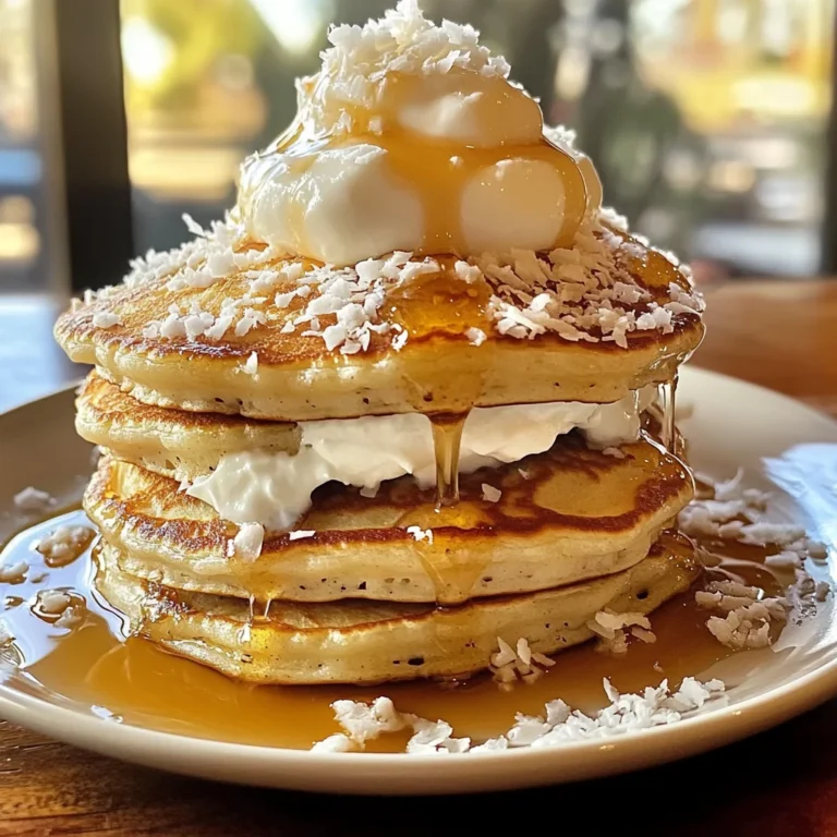 Sweet Coconut Cream Pancakes: A Breakfast Delight You’ll Love!