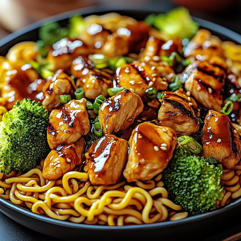Chicken Teriyaki Noodles