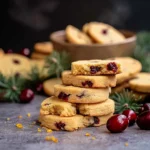 Cranberry Shortbread Cookies
