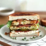 Crunchy Fried Green Tomato BLT Sandwich - Alrightwithme