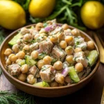 Healthy Tuna Garbanzo Bean Salad