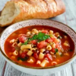 High Protein Chicken Pot Pie Soup