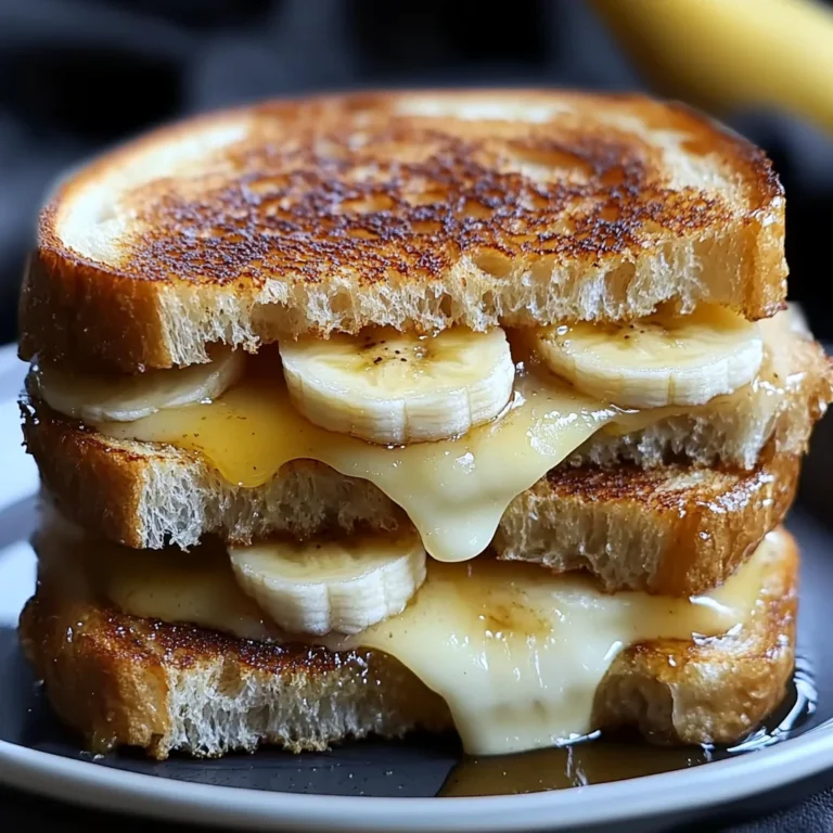 Honey Banana Grilled Cheese Sandwich