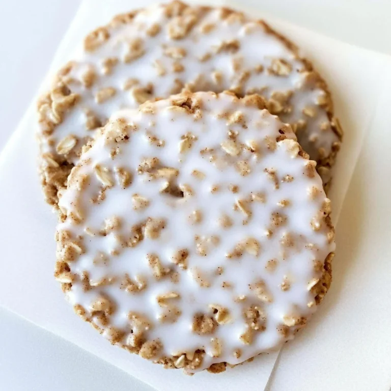 Iced Oatmeal Cookies Recipe