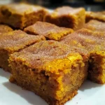 Pumpkin Snickerdoodle Blondies Recipe